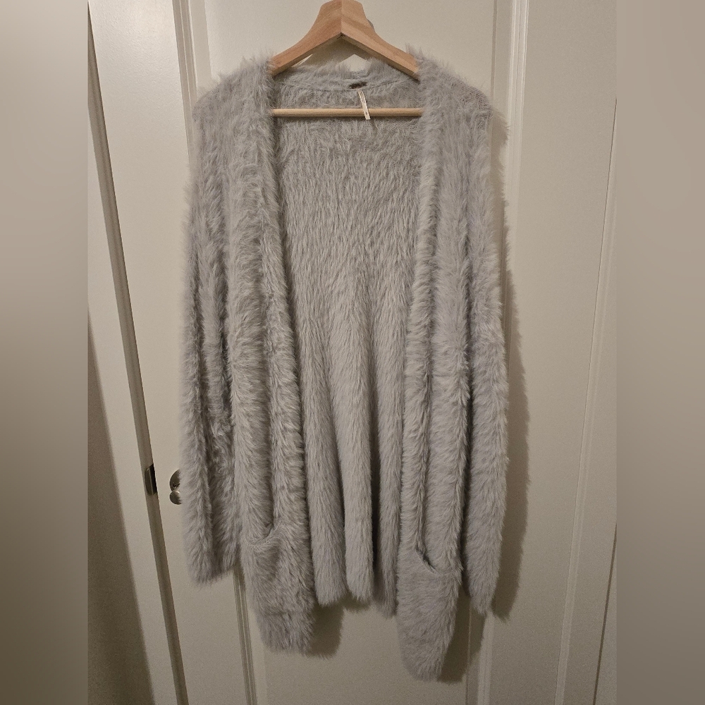 FREE PEOPLE fuzzy cardigan